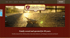 Desktop Screenshot of congdonfuneralhome.com